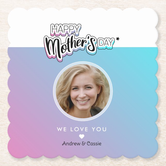 Bästa mamma någonsin underlägg papper (Framsida)