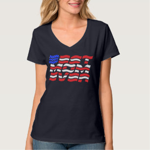 Bästa Mamma någonsin, USA, flagga T Shirt