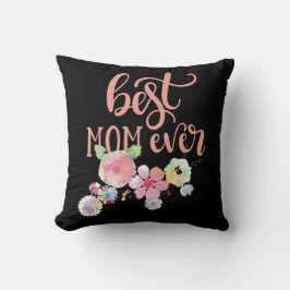 Bästa Mamma någonsin. Vattenfärgslådor Kudde