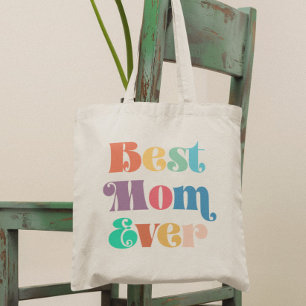 Bästa mamma någonsin-Vintage-återanrop Mors dag Tygkasse