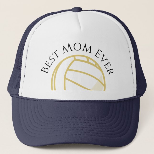 Bästa Mamma någonsin Volleyball-spelare mammor Keps (Framsida)