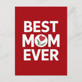 Bästa mamma någonsin vykort