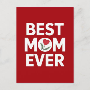 Bästa mamma någonsin vykort