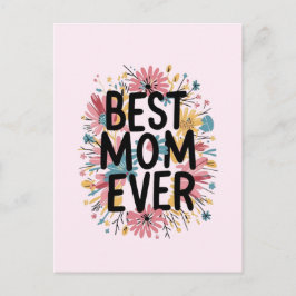 Bästa mamma någonsin vykort