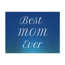 Bästa mamma någonsin vykort