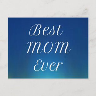 Bästa mamma någonsin vykort