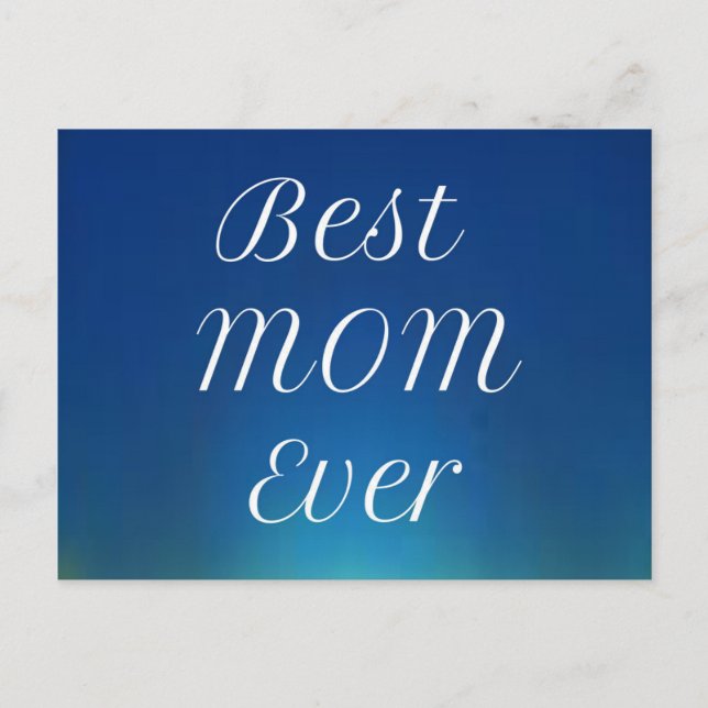 Bästa mamma någonsin vykort (Framsida)