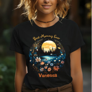 Bästa Mamma någonsin Whimsigoth Nature Fairy Wildb T Shirt