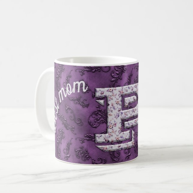 Bästa mamma P Kaffemugg (Framsida vänster)