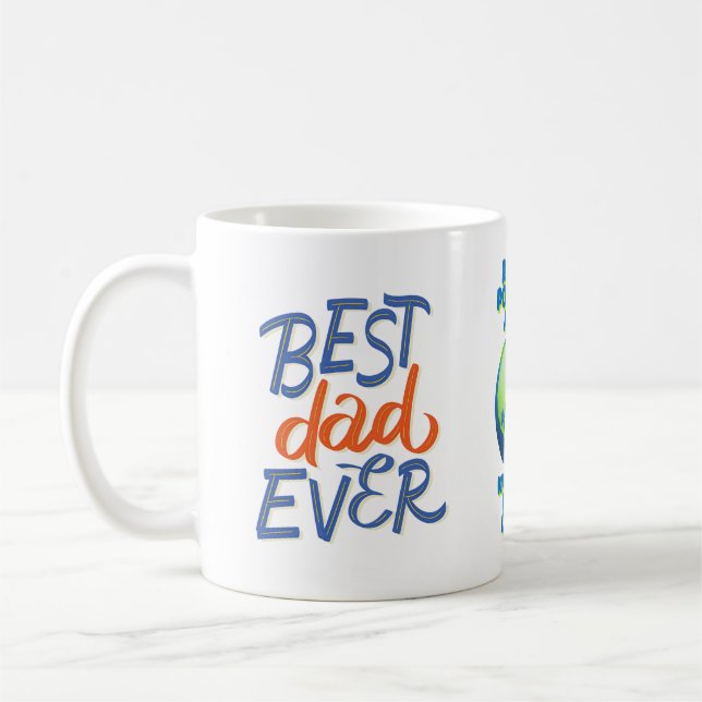 Bästa Mamma & Pappa någonsin - strålningsstatus Kaffemugg (Vänster)