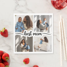Bästa Mamma-Personlig 4-fotokollage