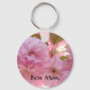 BÄSTA MAMMA PRESENT Blommande Nyckelring Blommor