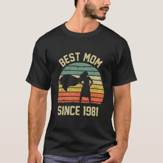 Bästa mamma sedan 1981 Mamma Mamma Mamma Mors dag T Shirt