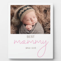 Bästa Mamma Sedan År Foto Script Teckensnitt Hjärt