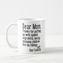 Bästa Mamma [Syskon version] Kaffemugg