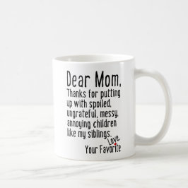Bästa Mamma [Syskon version] Kaffemugg