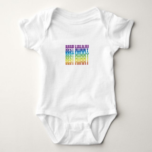 Bästa Mamma T Shirt (Framsida)