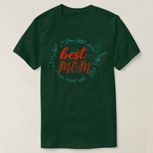 Bästa Mamma T Shirt (Design framsida)