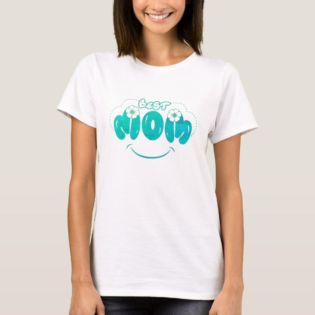bästa mamma t shirt (Framsida)