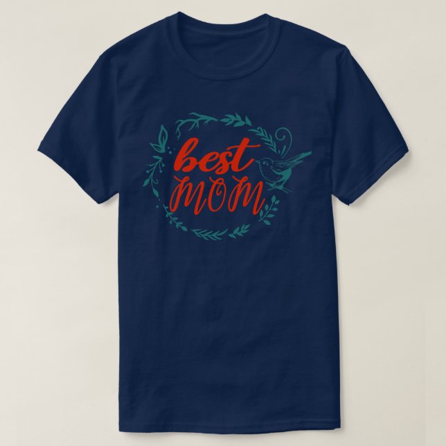 Bästa Mamma T Shirt (Design framsida)