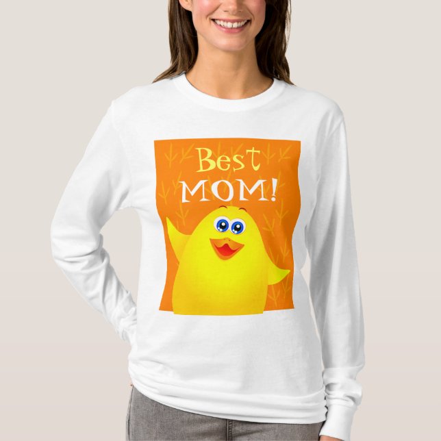 Bästa Mamma! T-shirt (Framsida)