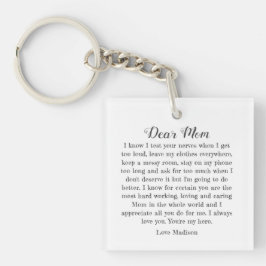 Bästa Mamma Typography Brev Personlig