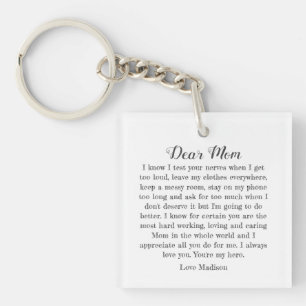 Bästa Mamma Typography Brev Personlig