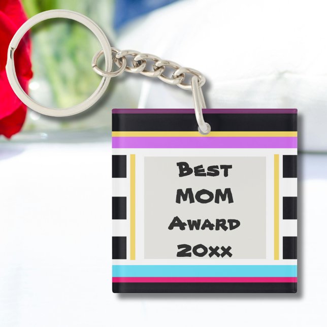 Bästa MAMMA-utmärkelse - 20:e bästa nutiden (Best MOM Award 20xx - Modern Cute Keychain)