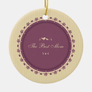 Bästa Mamma Vintage Mors dag Ornament
