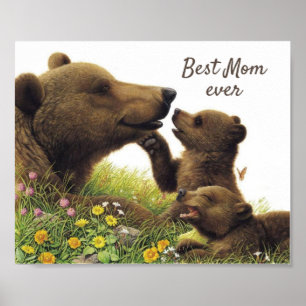 Bästa Mamma-vintagen Poster