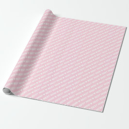 Bästa Mamma White om Ljus rosa Wrapping Papper Presentpapper