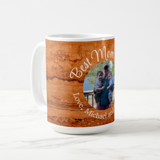 Bästa Mamman någonsin, koppar Canyon Granite, bärn (Framsida vänster)