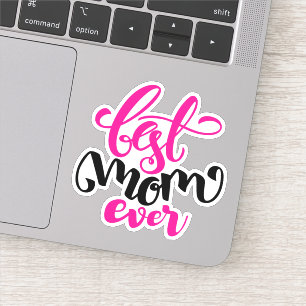 Bästa Mamman någonsin  Sticker från LYCKLIG MOR Klistermärken
