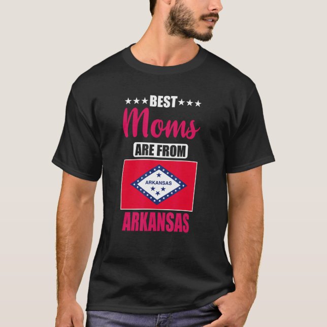 Bästa Mammor är från Arkansas T Shirt (Framsida)