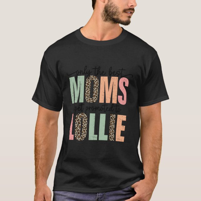 Bästa Mammor kan befordras till Lollie Leopard Mor T Shirt (Framsida)