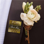 BÄSTA MAN Boho Lila Spiral Guld Bröllop, knapp<br><div class="desc">Designad av tjock*fa*tin. Enkel att anpassa med egen text,  bild eller bild. Kontakta tjock*fa*tin direkt om du vill ha anpassningsbar. Avgifter för anpassningsbar gäller. www.zazzle.com/fat_fa_tin www.zazzle.com/color_therapy www.zazzle.com/fatfatin_blue_knot www.zazzle.com/fatfatin_red_knot www.zazzle.com/fatfatin_mini_me www.zazzle.com/fatfatin_box www.zazzle.com/fatfatin_design www.zazzle.com/fatfatin_ink.</div>