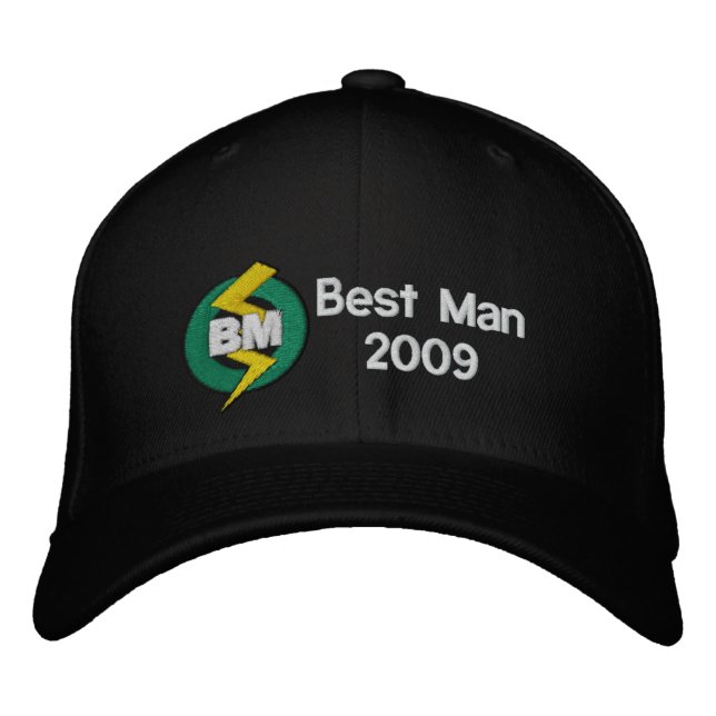 Bästa man broderad hatt, Anpassade Keps (Framsida)
