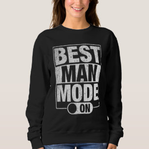Bästa Man Bröllop Trossgubbar Roligt Bröllop Bache T Shirt