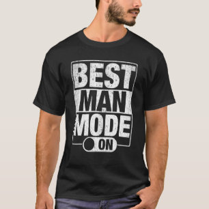 Bästa Man Bröllop Trosspojkar Roligt Bröllop Bache T Shirt