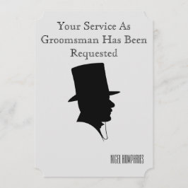 Bästa Man eller Bröllopsgäst Inbjudan