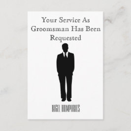 Bästa Man eller Bröllopsgäst Inbjudan