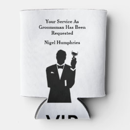 Bästa man eller Groomsman Inbjudan