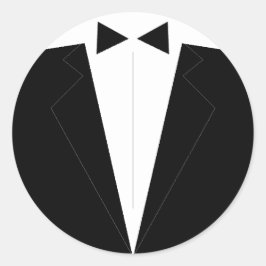 Bästa man eller Groomsman Inbjudan kuvert Seals Runt Klistermärke