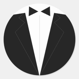 Bästa man eller Groomsman Inbjudan kuvert Seals Runt Klistermärke