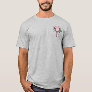 Bästa man Groom Marskalkar Bröllop Boutonniere Tee Shirt