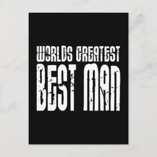 Bästa män i Retro-Coolan : världsmästare Best Man Vykort