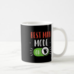 Bästa Man Läge På Bröllop Brud Brudgum Sällskap Ba Kaffemugg