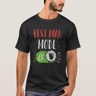 Bästa Man Läge På Brudgumsteamfest Sällbrud Brud T Shirt