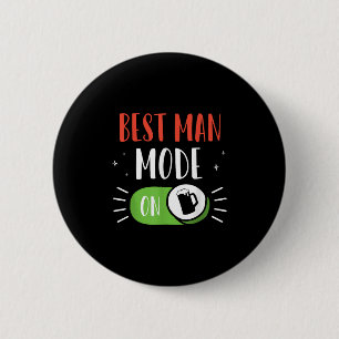 Bästa Man Mode På Bröllop Brud Brudgum Sällskap Knapp