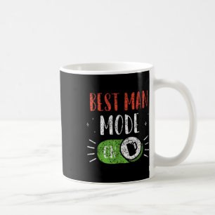 Bästa Man Mode På Bröllopsteam Fest Bachelor Brud Kaffemugg